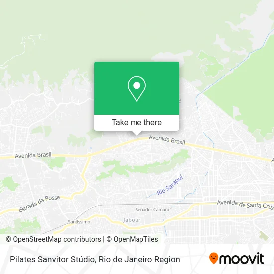 Pilates Sanvitor Stúdio map