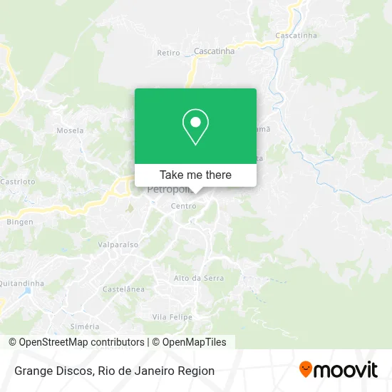 Grange Discos map