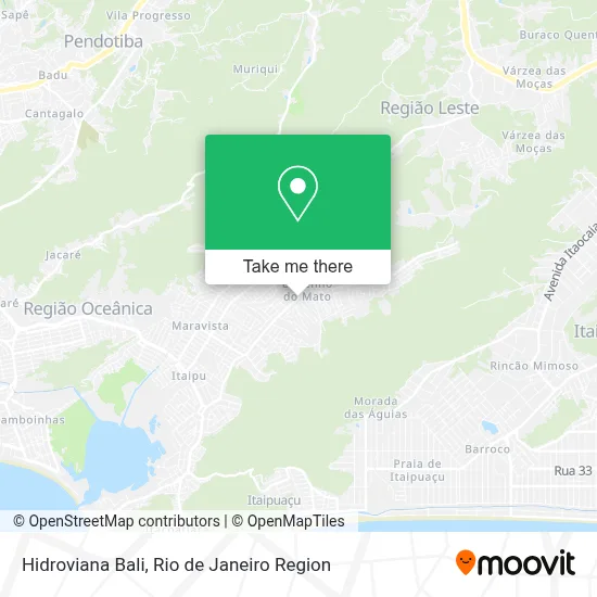 Hidroviana Bali map