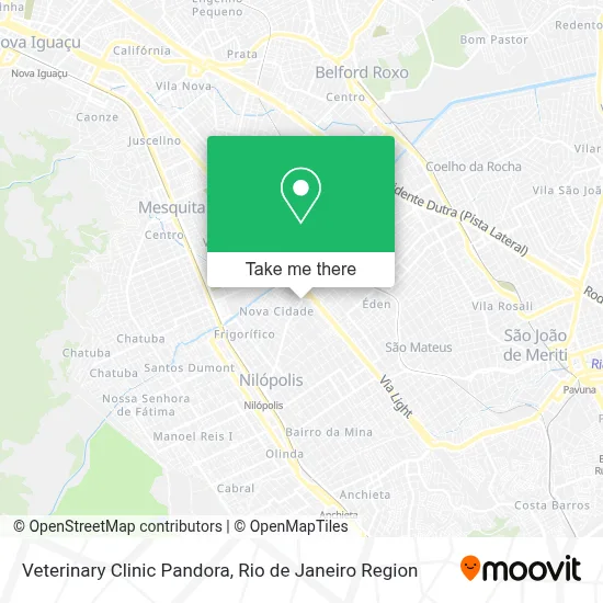 Veterinary Clinic Pandora map