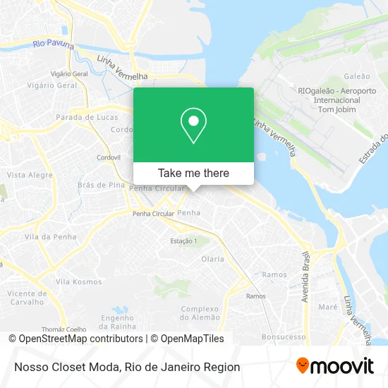 Nosso Closet Moda map