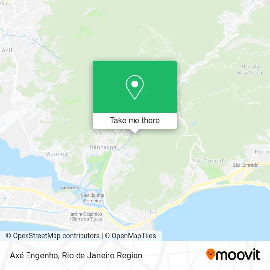 Axé Engenho map