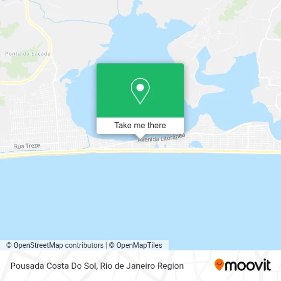 Pousada Costa Do Sol map