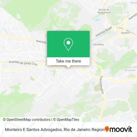 Monteiro E Santos Advogados map