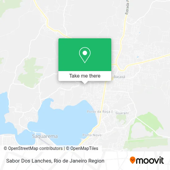 Sabor Dos Lanches map