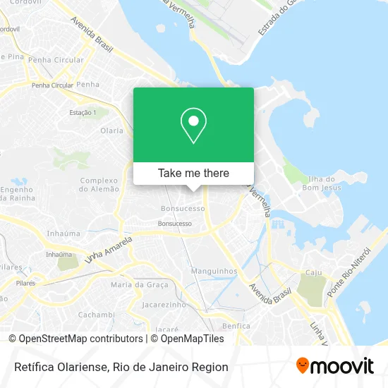Retífica Olariense map