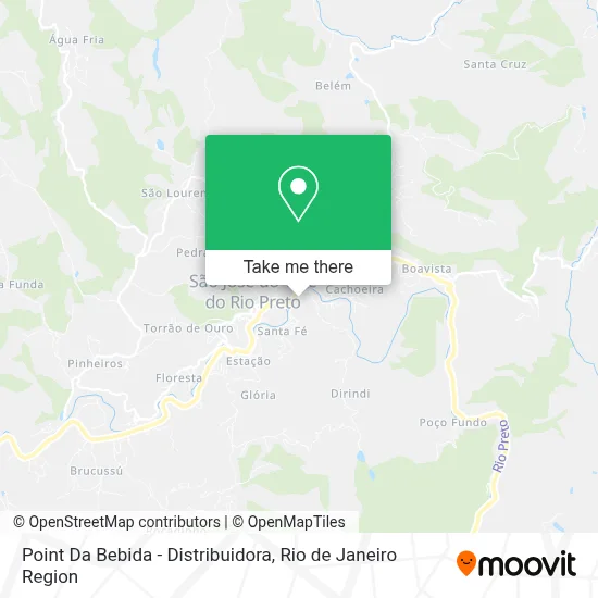 Point Da Bebida - Distribuidora map