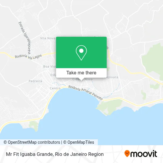Mr Fit Iguaba Grande map