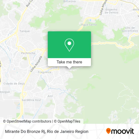 Mirante Do Bronze Rj map