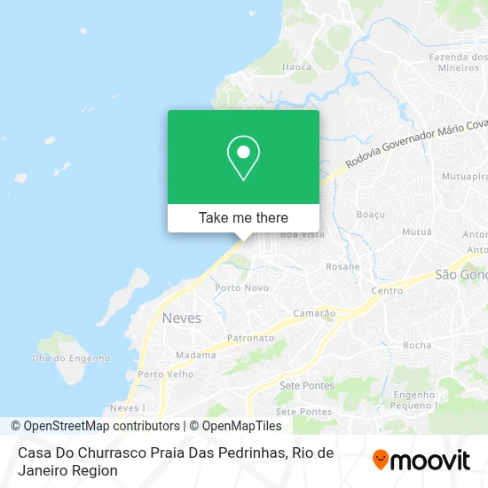 Casa Do Churrasco Praia Das Pedrinhas map