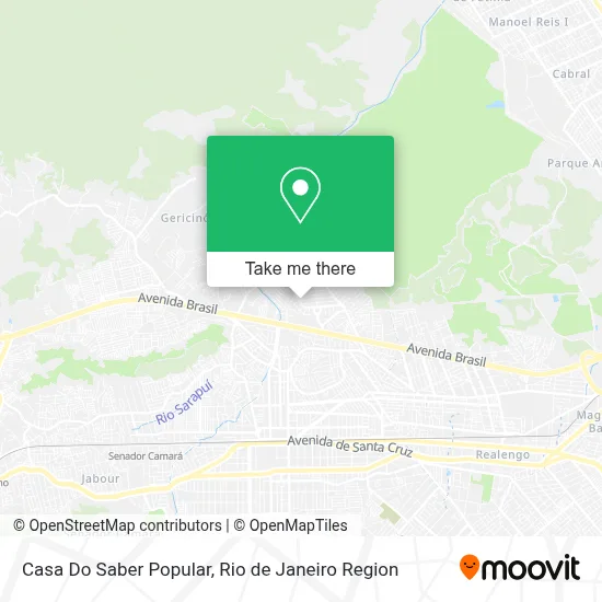 Casa Do Saber Popular map