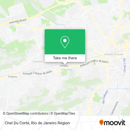 Chel Du Corte map