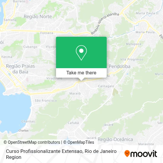 Curso Profissionalizante Extensao map