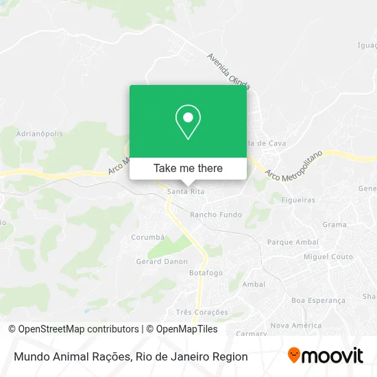 Mundo Animal Rações map