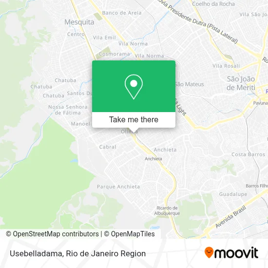 Usebelladama map