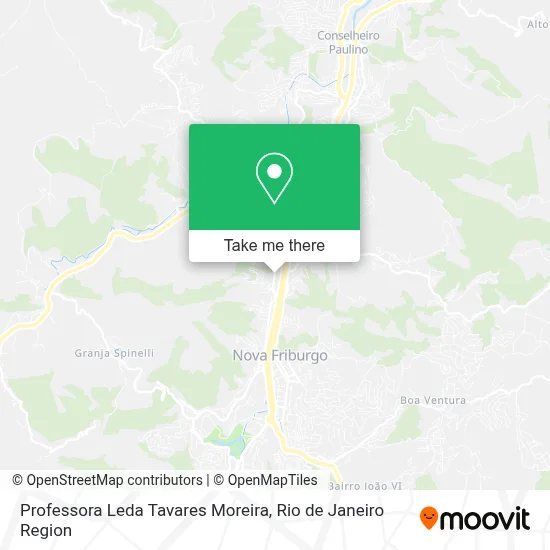 Professora Leda Tavares Moreira map