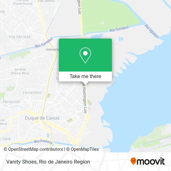 Vanity Shoes map