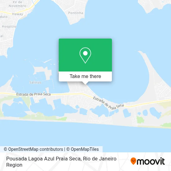 Pousada Lagoa Azul Praia Seca map