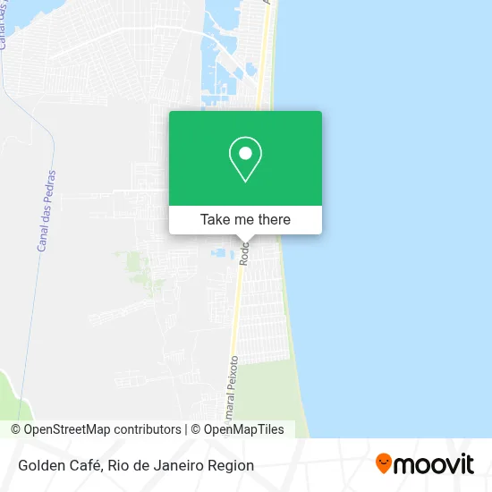 Golden Café map