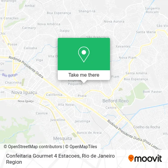 Confeitaria Gourmet 4 Estacoes map