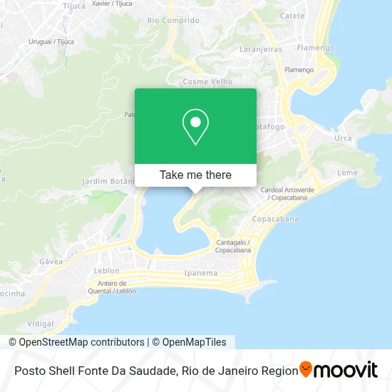 Posto Shell Fonte Da Saudade map