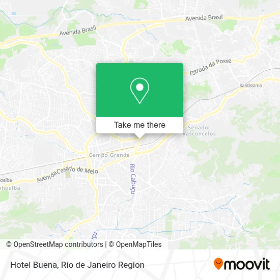 Hotel Buena map