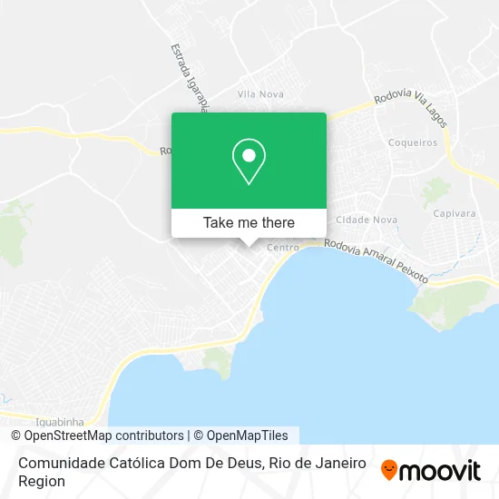 Comunidade Católica Dom De Deus map