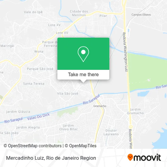 Mercadinho Luiz map