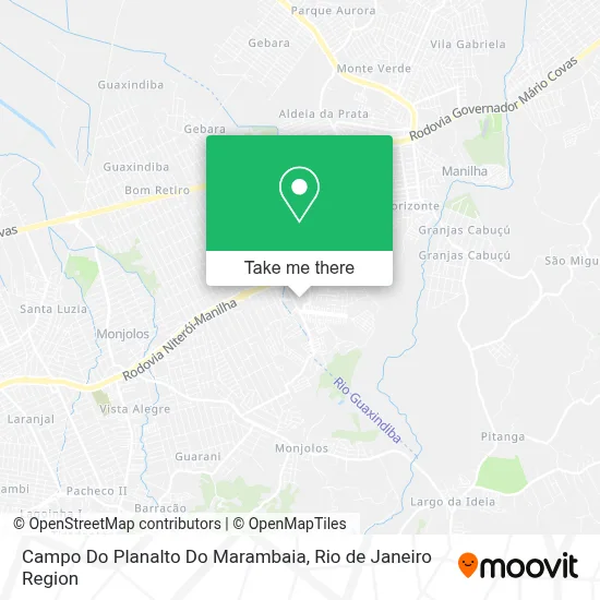 Campo Do Planalto Do Marambaia map