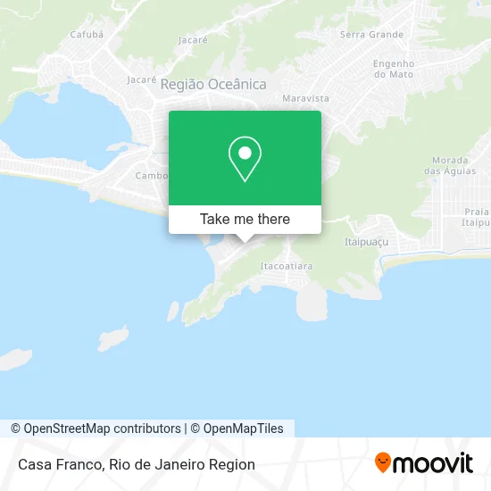 Casa Franco map