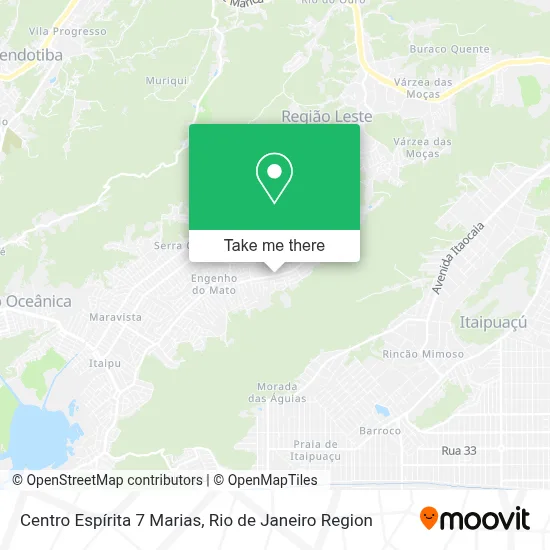 Centro Espírita 7 Marias map