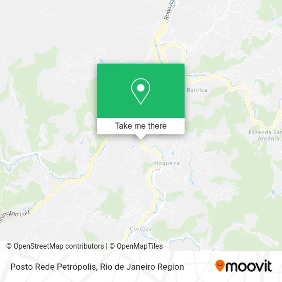 Posto Rede Petrópolis map