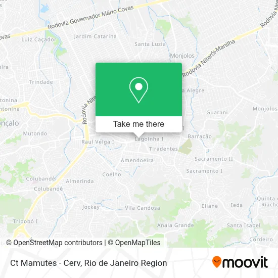Ct Mamutes - Cerv map