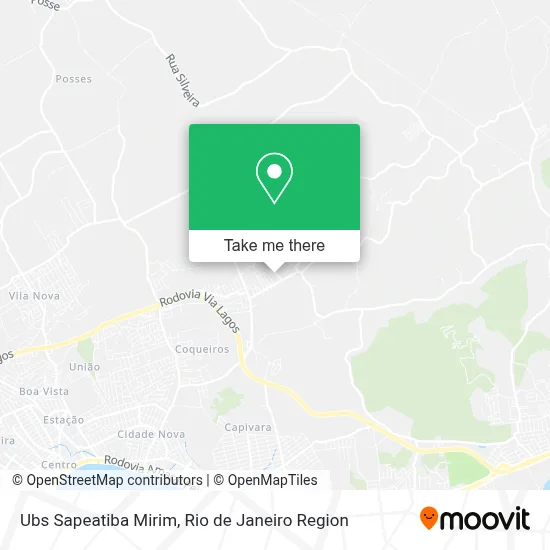 Ubs Sapeatiba Mirim map