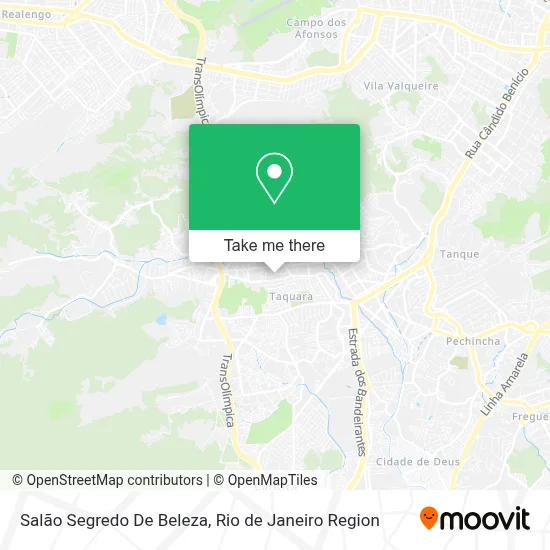 Salão Segredo De Beleza map