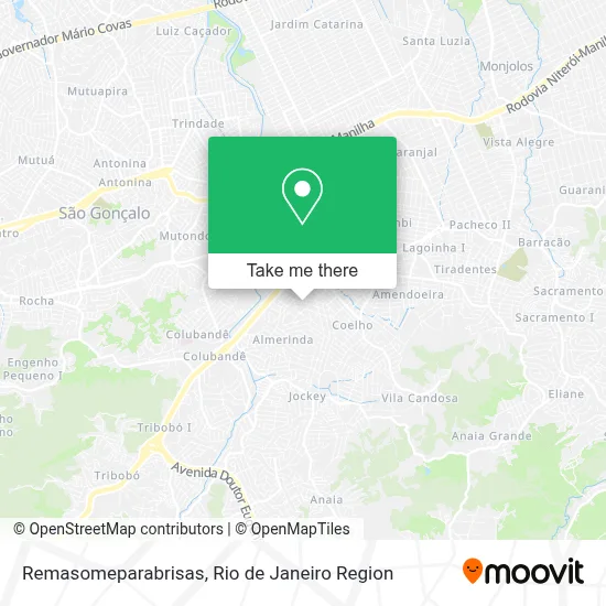Remasomeparabrisas map