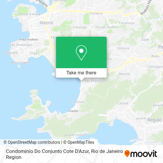 Condomínio Do Conjunto Cote D'Azur map