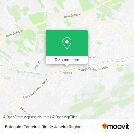 Botequim Tonteiral map