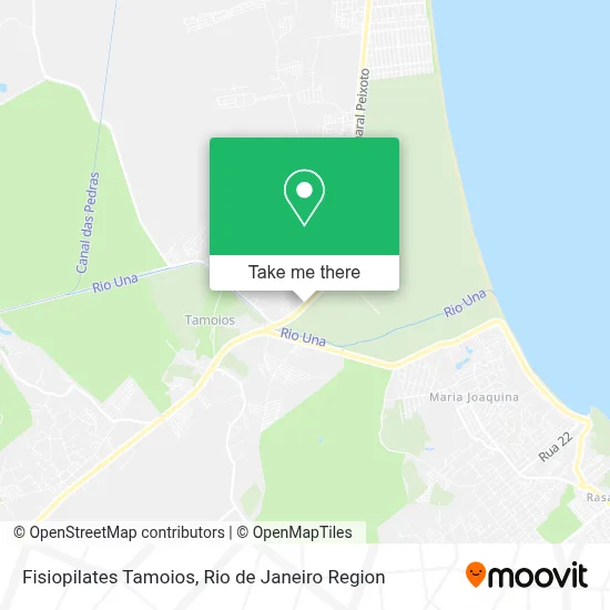 Fisiopilates Tamoios map