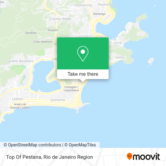 Top Of Pestana map