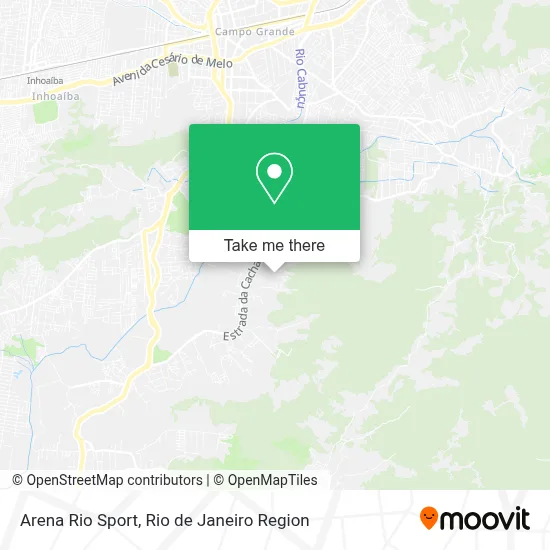 Arena Rio Sport map