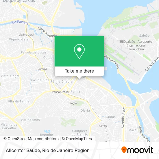 Allcenter Saúde map