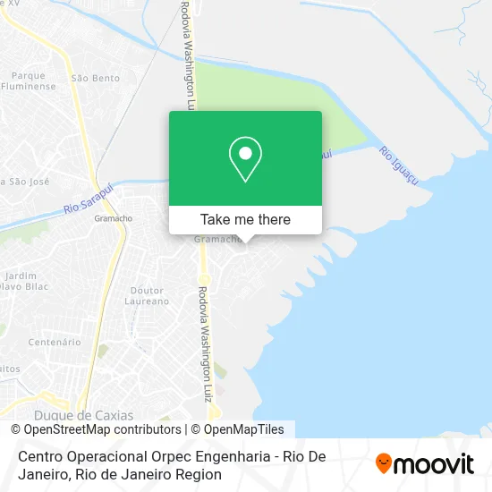 Centro Operacional Orpec Engenharia - Rio De Janeiro map