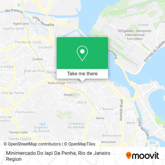 Minimercado Do Iapi Da Penha map