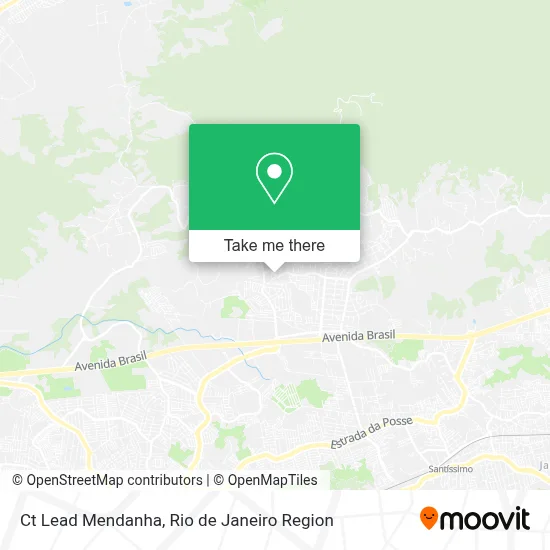 Ct Lead Mendanha map