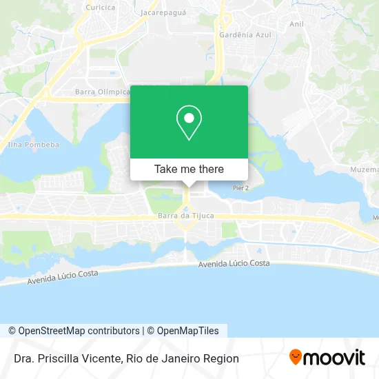 Dra. Priscilla Vicente map