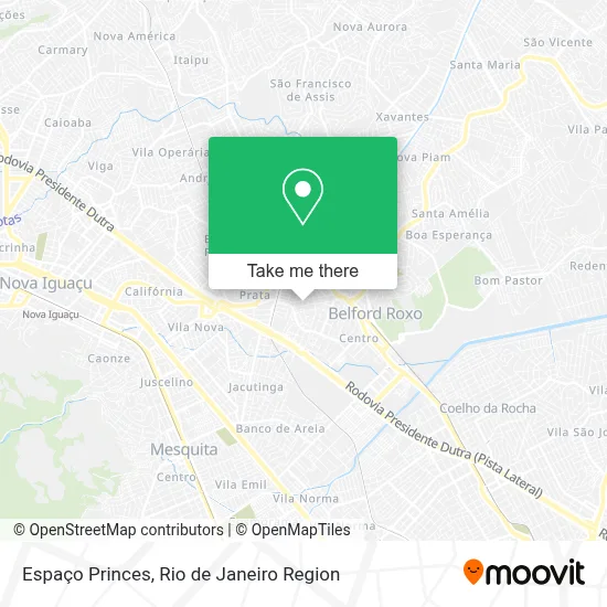 Espaço Princes map