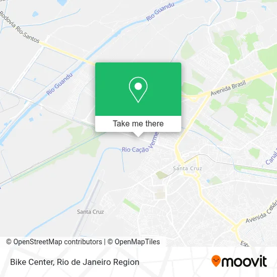 Bike Center map
