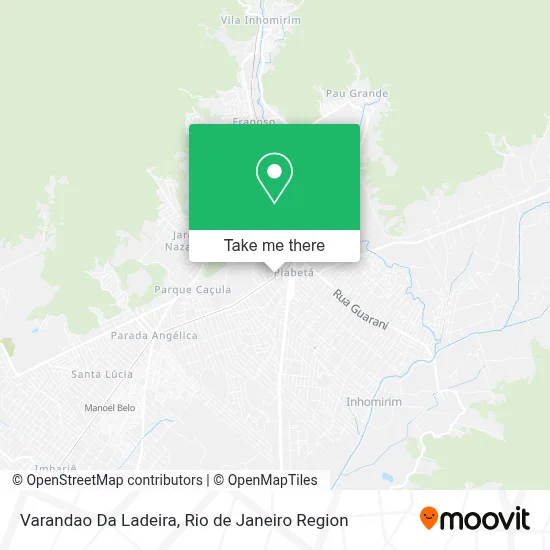 Varandao Da Ladeira map
