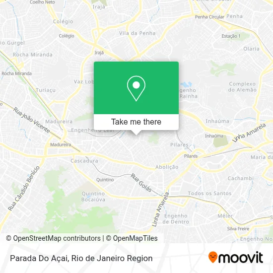 Parada Do Açai map